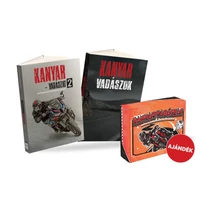 KÖNYVCSOMAG - Kanyarvadászok + Kanyarvadászat 2. + ajándék társas